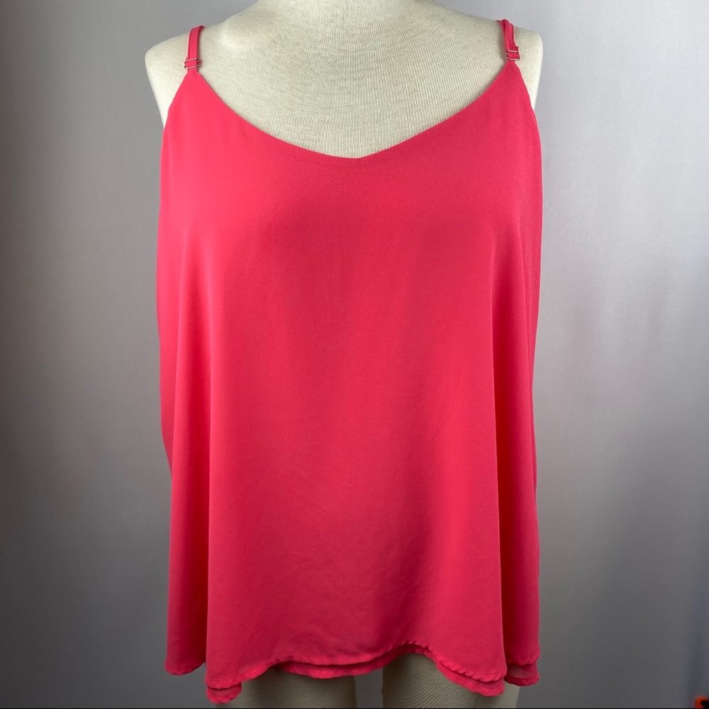 Torrid Flowy Pink Plus Size 2X Top